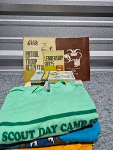 lot 283 image: Boy Scout Collection with Webelos Scout Books and Uniforms