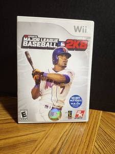 lot 301 image: Major League Baseball 2K8 Nintendo Wii Game - Pre-owned