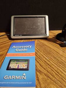 lot 321 image: Garmin Nuvi 1450 GPS Navigation System with Mount and Accessories