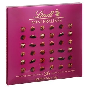 lot 1046 image: Lindt Mini Pralines Assorted Chocolate Candy Gift Box - 36ct6.2oz&nbsp