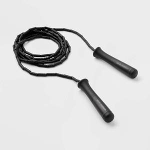 lot 1054 image: 1.6 Segmented Jump Rope - Black - All In Motion Polypropylene & TPR Material - Retail $11