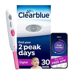 lot 1123 image: Clearblue Digital Ovulation Test, 30 Count - Retail $36