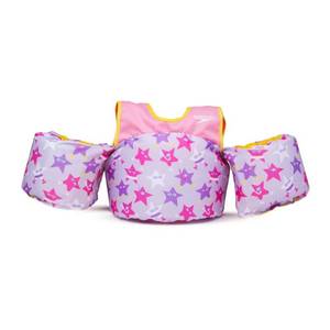 lot 1151 image: Speedo Splash Jammer - Purple Star Youth Life Vest, 33-55 Pounds - Retail $25