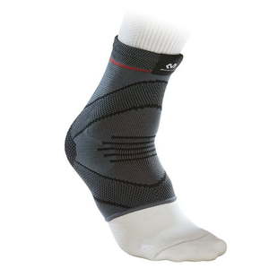 lot 1162 image: McDavid Sport Compression Knit Ankle Sleeve with Gel Buttress - (S M) Joint Support, Nylon & Spandex, Age 16 - Retail $20