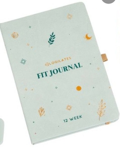 lot 1175 image: Blogilates 12 Week Fit Journal with Elastic Closure and Pen - Retail $15