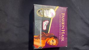 lot 1226 image: Fashion Hair Heat Resistant Synthetic Hair Extensions with Curling Iron - Retail $15
