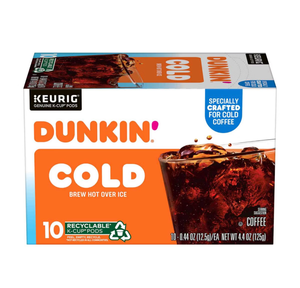lot 1239 image: Dunkin Cold Brew Coffee K-Cup Pods 10 Count&nbsp