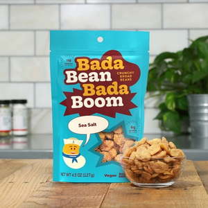 lot 1316 image: Bean Bean Bada Boom SEA SALT CRUNCHY BROAD BEANS 4.5oz