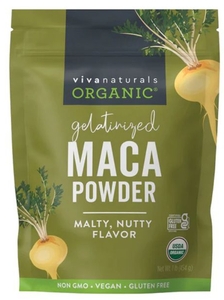 lot 1333 image: Viva Naturals Organic Gelatinized Maca Powder 8 Oz