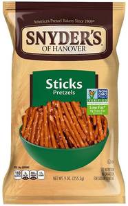 lot 1398 image: Snyders Mini Pretzels, Fat Free, 9 oz (255.2 g)