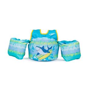 lot 1491 image: Speedo Splash Jammer - BlueYellow Shark Polyethylene Life Vest, Child 33-55 lbs