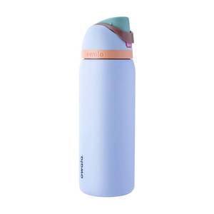 lot 1561 image: Owala 32oz FreeSip Stainless Steel Water Bottle - Periwinkle Twinkle