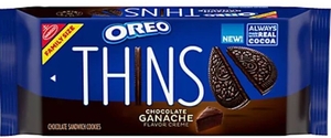lot 1699 image: Oreo Thins Chocolate Ganache Sandwich Cookies 12.33oz Package