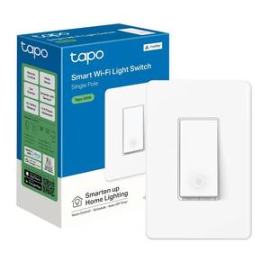 lot 1716 image: TP-Link Tapo Matter Smart Light Switch Voice Control wSiri, Alexa & Google Assistant  UL Certified  Timer & Schedule  Easy Guided Install  Neutral Wire Required  Single Pole  Tapo S505