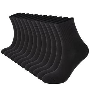 lot 1742 image: Monxiery Womens Cotton Cushioned Ankle Socks, Athletic Quarter Mini Crew Socks 5 pair