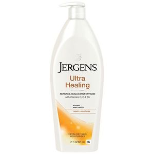lot 1789 image: Jergens Ultra Healing Hand and Body Lotion  Dry Skin Moisturizer  Vitamins C  E  B5  21 oz