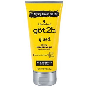 lot 1815 image: Got2b Glued Styling Spiking Hair Glue - 6oz Paraben-Free, Aluminum-Free, Dye-Free, For All Hair Types