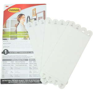 lot 1833 image: Command Ph206-14Na Heavy Duty Strips Picture Hanging Material (MISSING 1 SET)