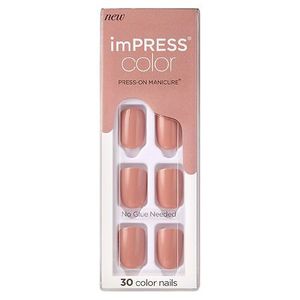 lot 1867 image: KISS imPRESS Color Press-on Manicure  ��Sandbox��  30 Count