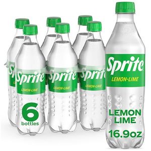 lot 1870 image: Sprite Lemon Lime Soda Soft Drinks, 16.9 fl oz, 6 Pack