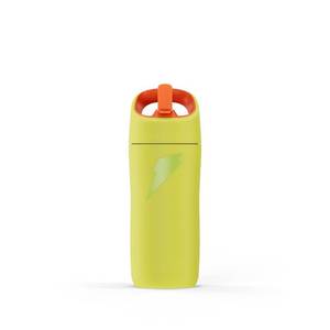 lot 2015 image: Gatorade 12oz Stainless Steel Water Bottle - Yellow Portable Drinkware, Plastic Lid