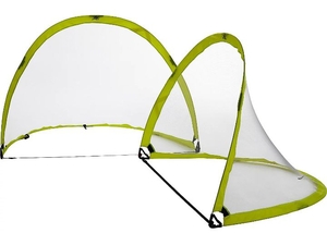 lot 2047 image: Brava Soccer 6 Ft X 4 Ft Pop-Up Goals 2-Pack - Retail $60