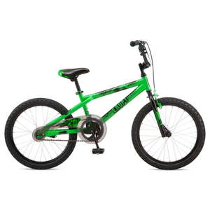 lot 2070 image: Pacific Erupt Kids Bike  20 Inch Wheel  Single Speed  Green - Retail $140