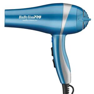 lot 2098 image: BaBylissPRO Nano Titanium Hair Dryer - Blue - 2000W - Retail $115