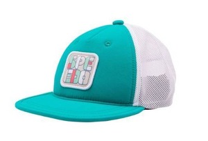 lot 2144 image: Speedo Kids Trucker Hat - Teal Adjustable Lightweight Toddler Baseball Cap