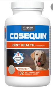 Cosequin Maximum Strength Plus MSM Chewable Tablets 132ct - Retail $35