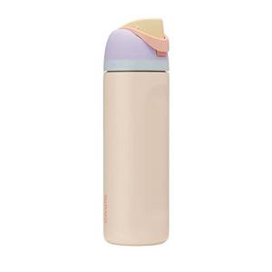 lot 2180 image: Owala 24oz FreeSip Stainless Steel Water Bottle - Sandy Shores