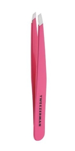 lot 2198 image: Tweezerman Slant Tip Tweezers Pink