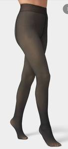 lot 2338 image: HUE Faux Sheer Fleece-Lined Tights Size- XSS