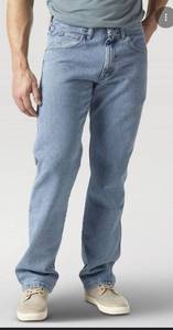 lot 2350 image: Wrangler Rugged Wear Relaxed Fit Jeans 36x32