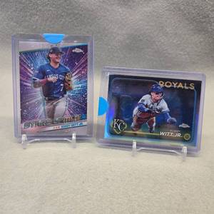 lot 354 image: Bobby Witt Jr. Kansas City Royals Bobby Witt Jr. Baseball Cards Lot - Topps Chrome and Stars of MLB