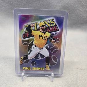 lot 355 image: Paul Skenes Pittsburgh Pirates Baseball Trading Card