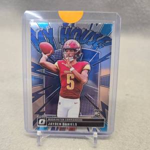 lot 359 image: 2024 Panini Donruss Optic Jayden Daniels Rookie Card In House #9