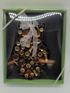 Jeweled Bear Ornament in Original Box