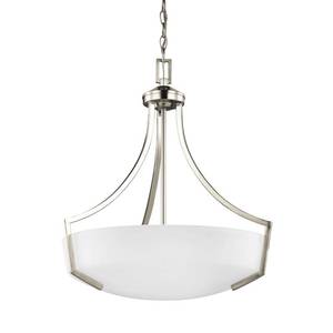 lot 11374 image: Generation Lighting Hanford 6624503 3-Pendant Light