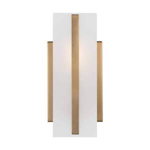 lot 11356 image: Generation Lighting 4154301 Dex 10  Tall Bathroom Sconce - Brass