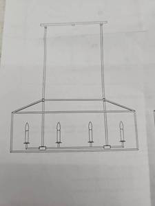 lot 11417 image: Generation Lighting Perryton 8-Light Chandelier