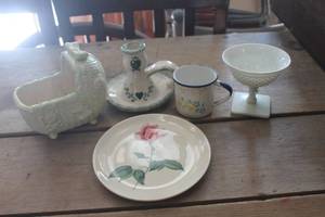 lot 4190 image: Vtg. Candle Stick Holder and More