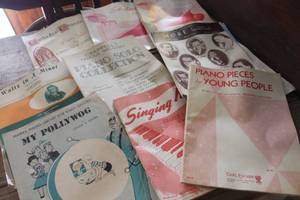 lot 4208 image: Vintage Sheet Music