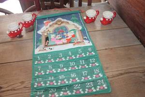 lot 4268 image: Vtg. Christmas Calendar and More