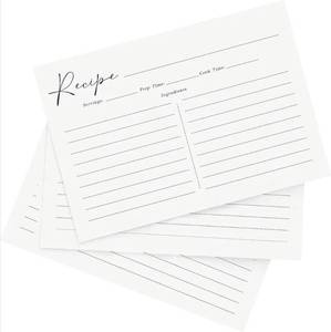 lot 70737 image: Recipe Card Collection - 50 Double Sided Cards - Retail $9