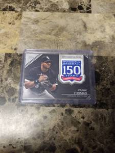 2019 Topps Frank Thomas Chicago White Sox 150th Anniversary Commemorative Patch Baseball Card