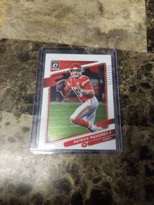 lot 1198 image: 2021 Panini Donruss Optic Football Patrick Mahomes Kansas City Chiefs Card