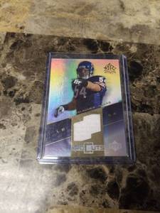 2004 Upper Deck Reflections Game Used Jersey Pro Cuts Brian Urlacher Chicago Bears Football Card