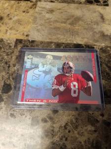 lot 1204 image: 1994 Upper Deck Joe Montana Steve Young San Francisco 49ers Football Card