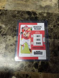 lot 1206 image: 2021 Panini Contenders Football Travis Kelce Kansas City Chiefs Card